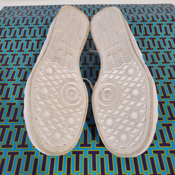 ADIDAS White Platform Canvas Sneaker Size 8.5 - Picture 10 of 14